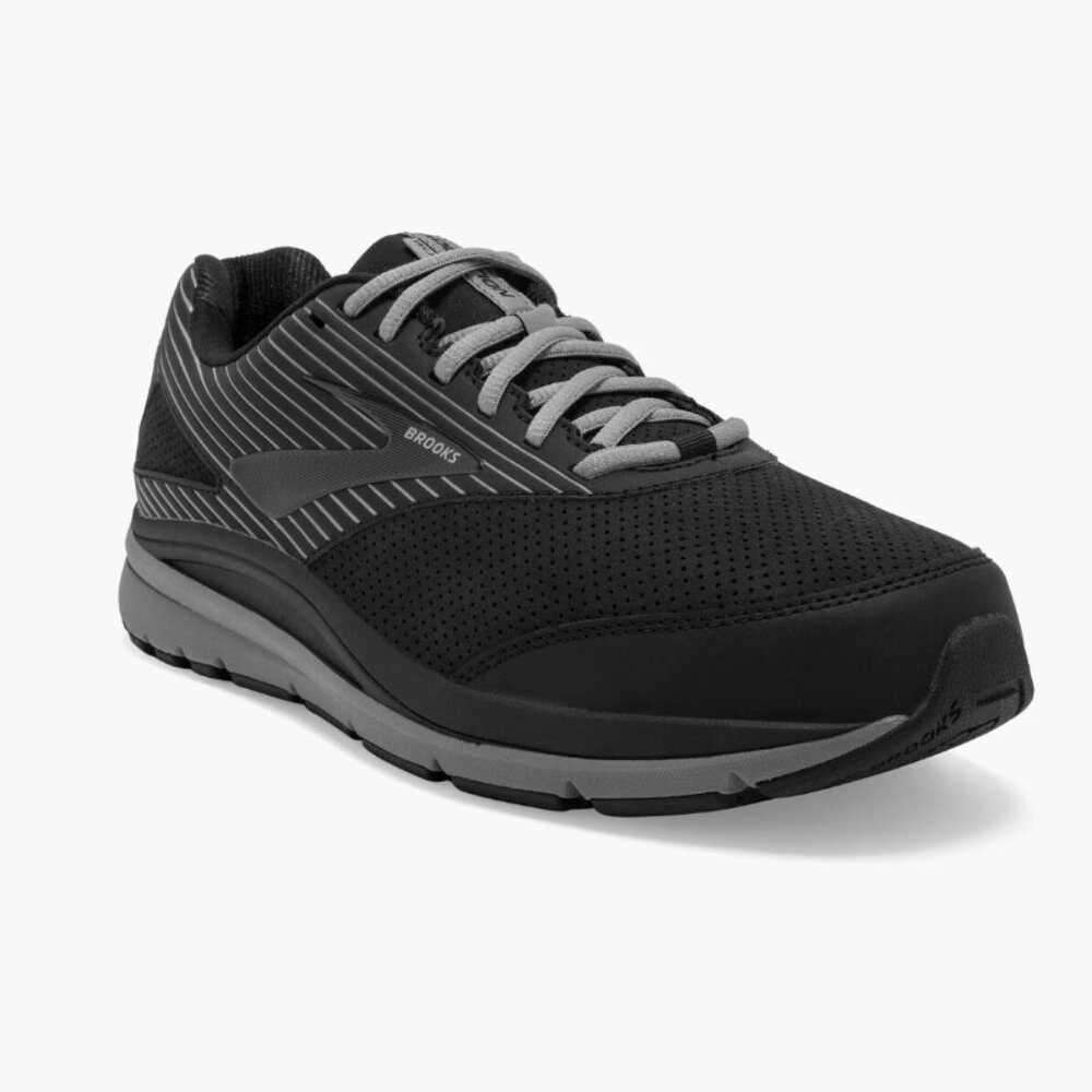Brooks Women's Black and Light Gray Athletic Running Shoes